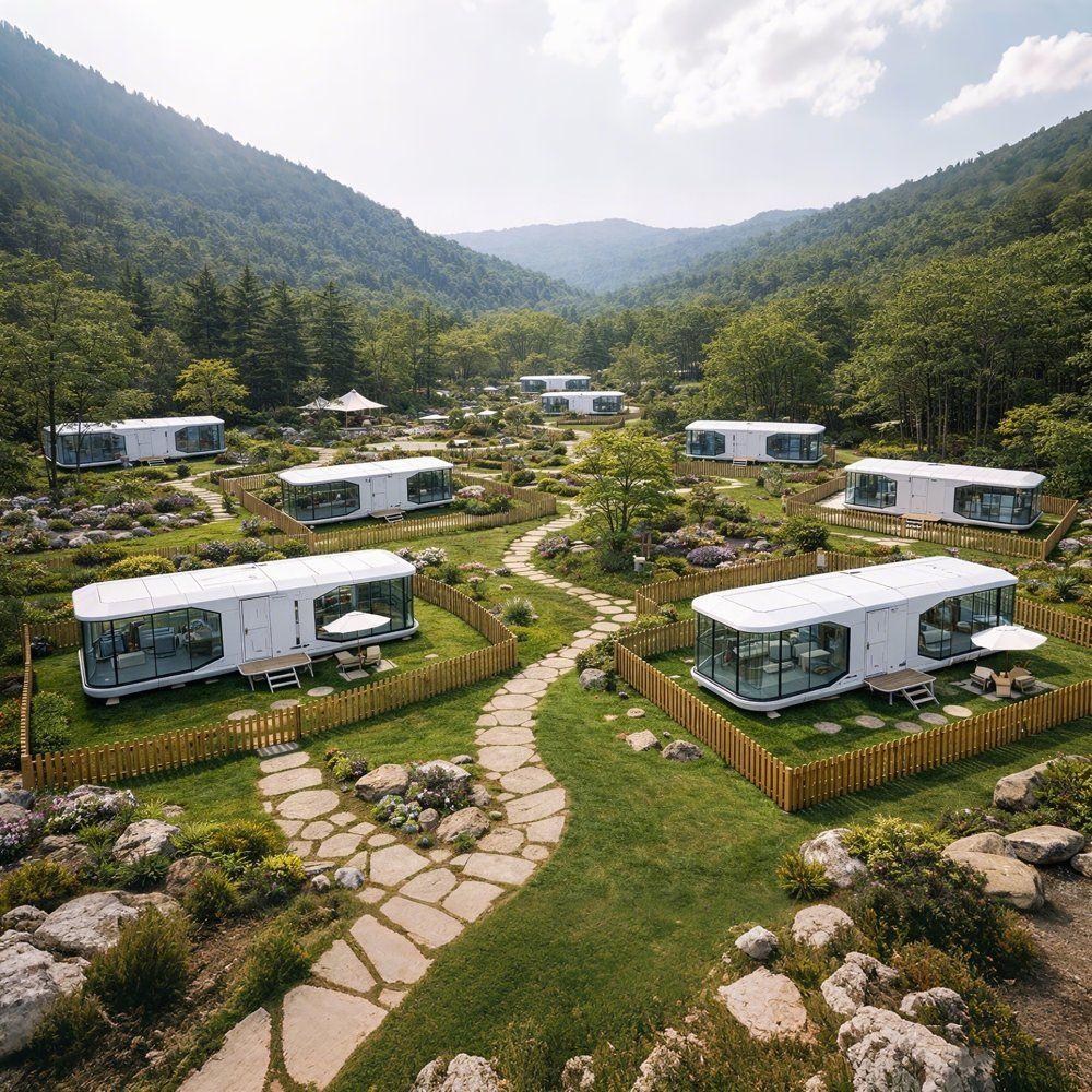 Space Capsule House for Resort & Accommodation Projects